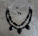 Black Onyx & Sterling Chain (Set) Black%20Onyx%20%26%20Sterling%20Chain%20%28Set%29 (thumbnail)