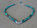Graduating%20TURQUOISE%20Heishi%20and%20Bali%20Sterling%20Pendant (thumbnail)