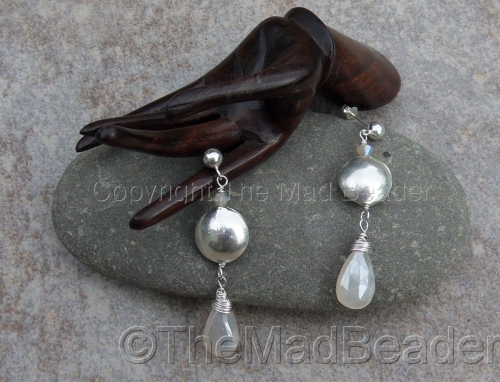 Fine%20Silver%20Coins%20%26%20Chalcedony%20Teardrops (large view)