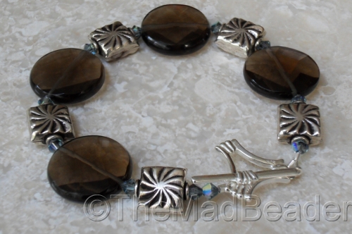 Smoky%20Quartz%20%20%26%20Bali%20Sterling%20%20ORIG%20%2458 (large view)