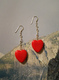 Jewelry--Beads-EarringsCandy Heart on a Chain Earrings