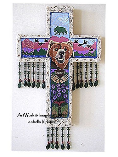 Bear Heart Cross
