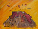 Painting--Acrylic-AbstractVolcano