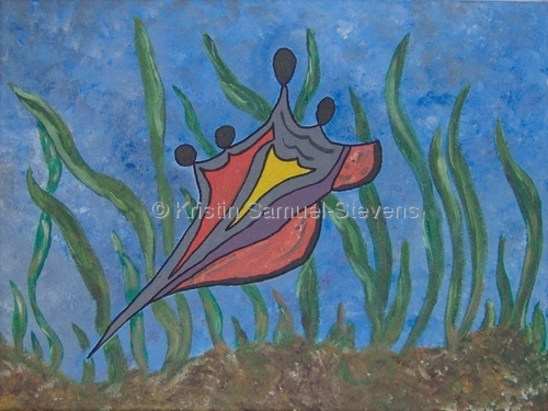 Painting-Seascape-Stingray
