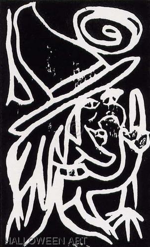Print Making-Figurative-Witch