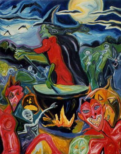 Painting-Figurative-A Witch's Cauldron