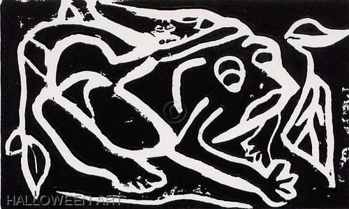 Print Making-Figurative-A Witch's Companion