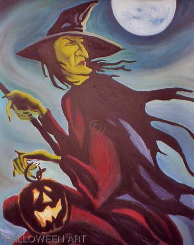 Painting-Figurative-Wicked Witch