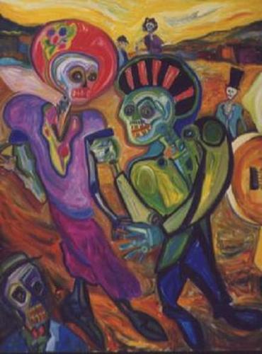 Painting-Figurative-Joyous Celebration