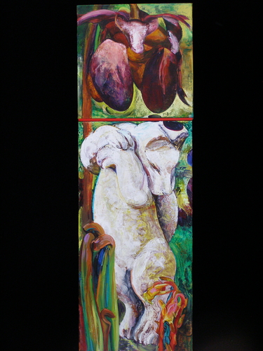 Painting-Animals-Dancing Fox