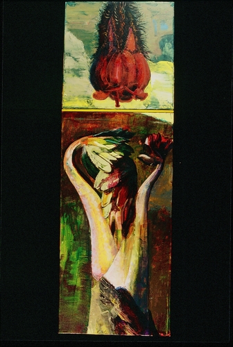 Painting-Botanical-Monk's Hood Comfrey