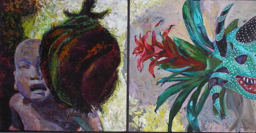 Painting-Botanical-Pod Boy Bromeliad