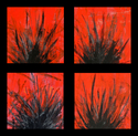 Kyle Goodrich - Abstract Painting red, bold, black, chaotic - Abstract Painting