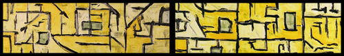 Painting-Abstract-Road Atlas III