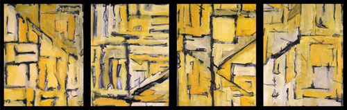 Painting-Abstract-Road Atlas