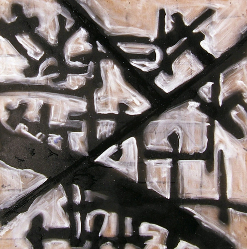 Painting-Abstract-Urban Intersection III