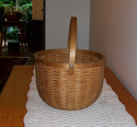 Ben Higgins Round Basket - Side View