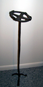 18th C  American Floor Cresset Light
