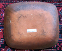 Redware Loaf Pan - Back