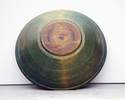 Painted NE Beehive Bowls (Green Bowl Detail)