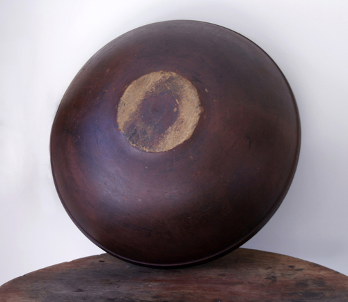 Large Red Painted Bowl