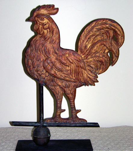 Small 19th Century Rooster Weathervane  SOLD