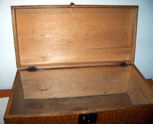 Paint Decorated Box - Interior