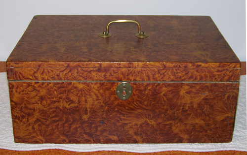 Paint Decorated Box - Front View
