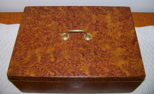 Paint Decorated Box - Top View