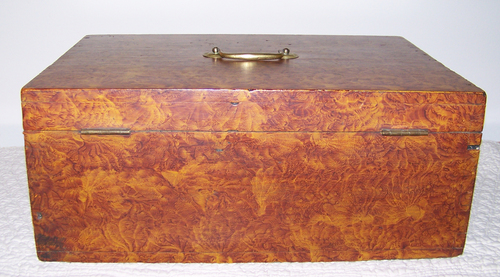 Paint Decorated Box - Back View