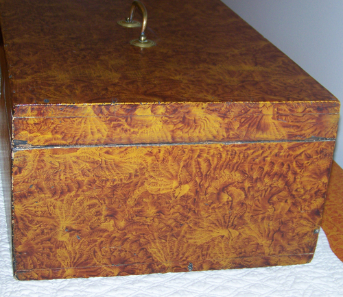 Paint Decorated Box - Side View