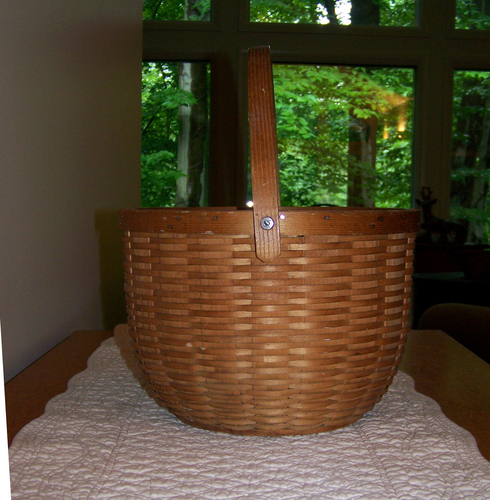 Ben Higgins Round Basket - Side View 2