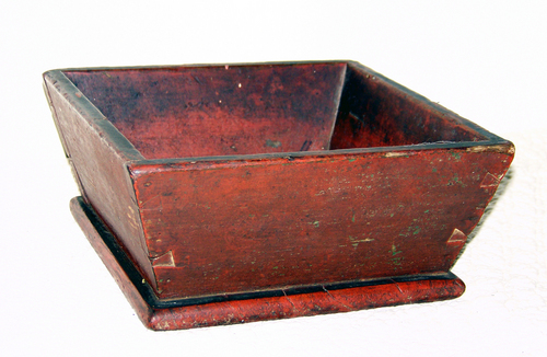 Square Red Apple Box