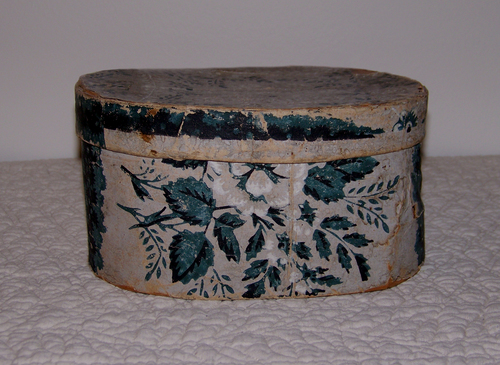 Blue Wallpaper Box  SOLD