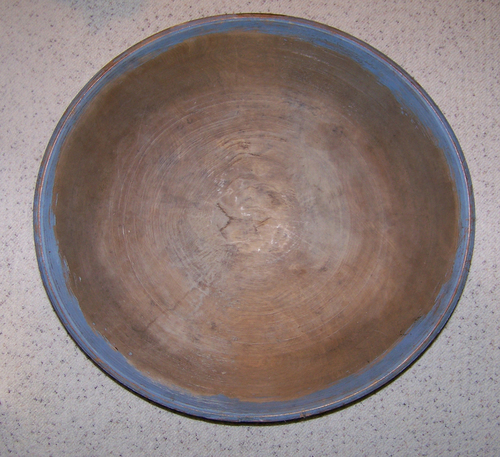 Large Blue Bowl - Interior