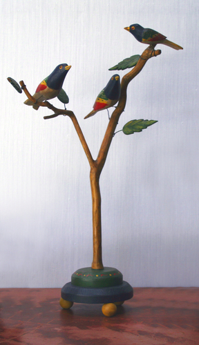 Folk Art Bird Tree
