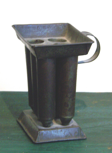 Miniature Tin Candle Mold - SOLD