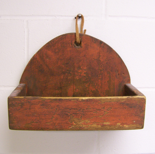 18th c Painted Wall Box