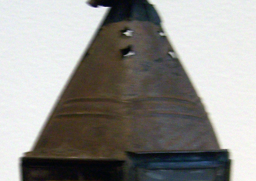 � Size Tin Lantern Close Up 1