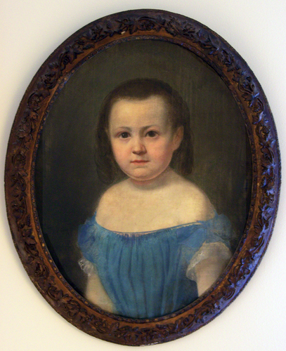 Comely Portrait of Girl in Blue