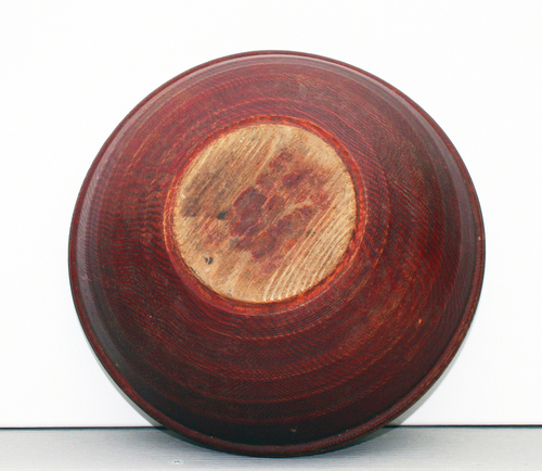 Painted NE Beehive Bowls (Red Bowl Detail) - SOLD