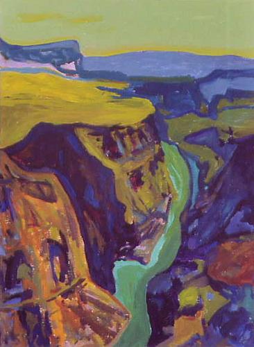 Painting-Landscape-The Gorge
