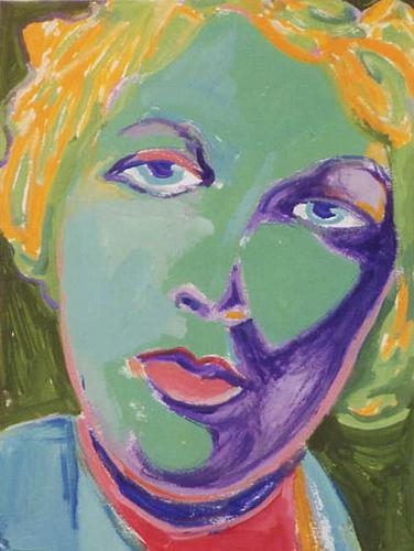 Painting-Figurative-Girl with the Golden Hair