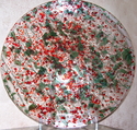 Holly Berry Holiday Platter - Fused Glass