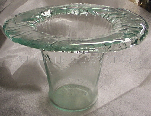 Fused Glass Wine Decanter