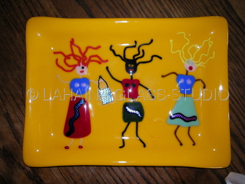 Best Friends - Fused Glass
