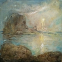 laila carlsen, painting, landscape, seascape - Landscape Painting