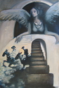 Painting--Oil-AllegoricalAngel