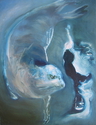 Painting--Oil-AnimalsFloating