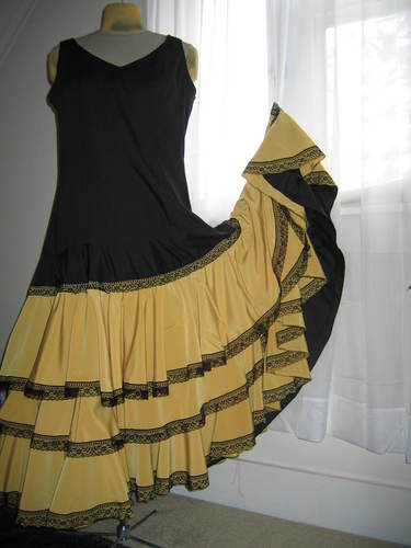 Sculpture-Custom Flamenco Dance Dress